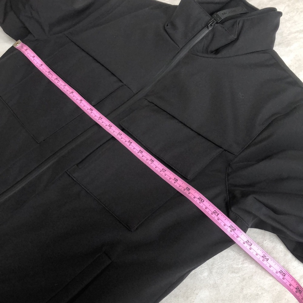 Michael Kors Men's Belgravia Woven Zip-Up Jacket Black Size S - Picture 4 of 16